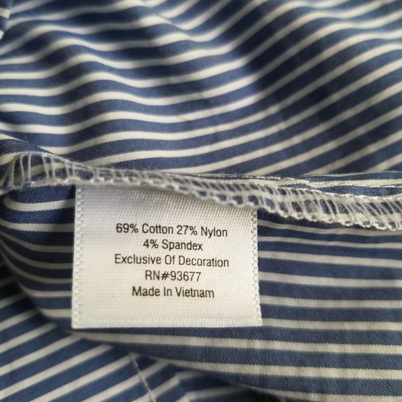 St. John's Bay striped top size P XL NWOT - Picture 6 of 8